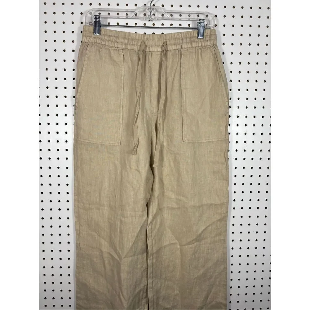 Zara woman’s wide leg Linen pants size M